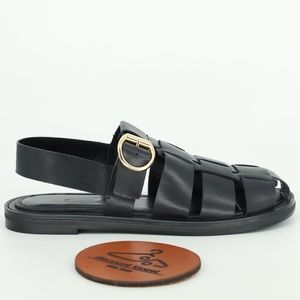 ZARA LEATHER FISHERMAN SANDALS